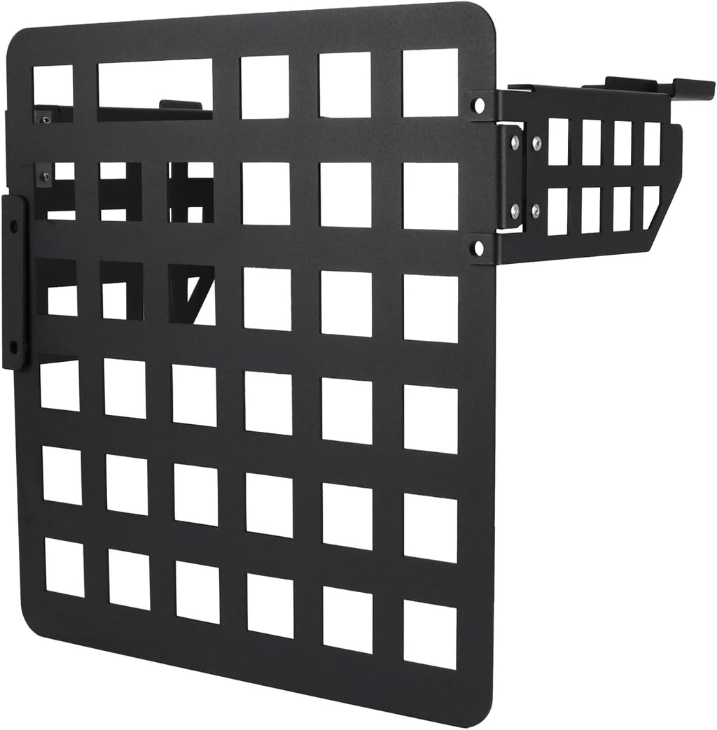 Rear Cargo Storage Rack Shelf Metal Trunk Organizer for Jeep Wrangler JK Unlimited 4-Door 2007-2018 Right Side U2099