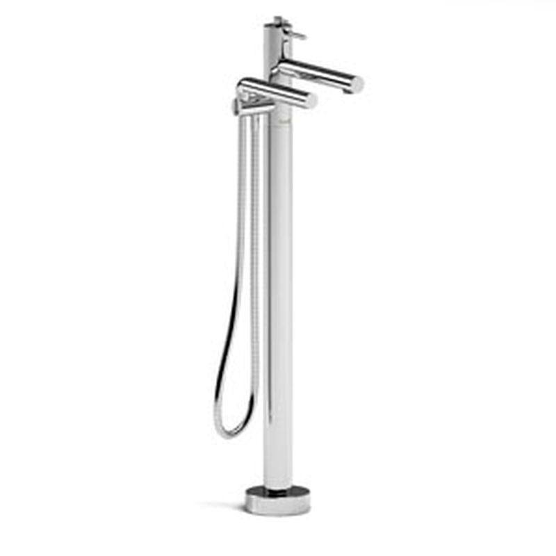 2-Way Thermostatic Floor-Mount Tub Filler with Hand Shower E40258
