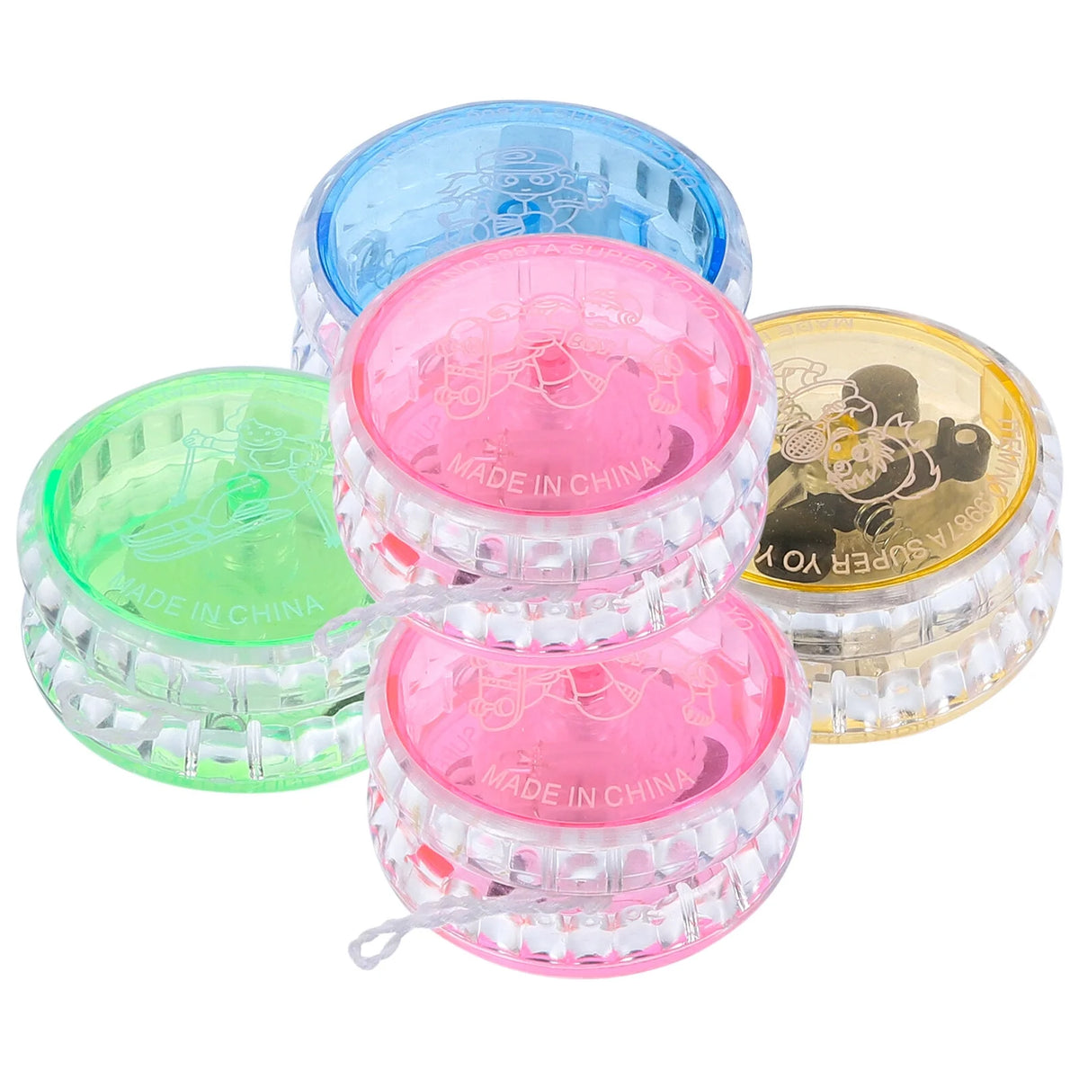 5pcs Plastic Yo-yo Balls Educational Toy Y667520