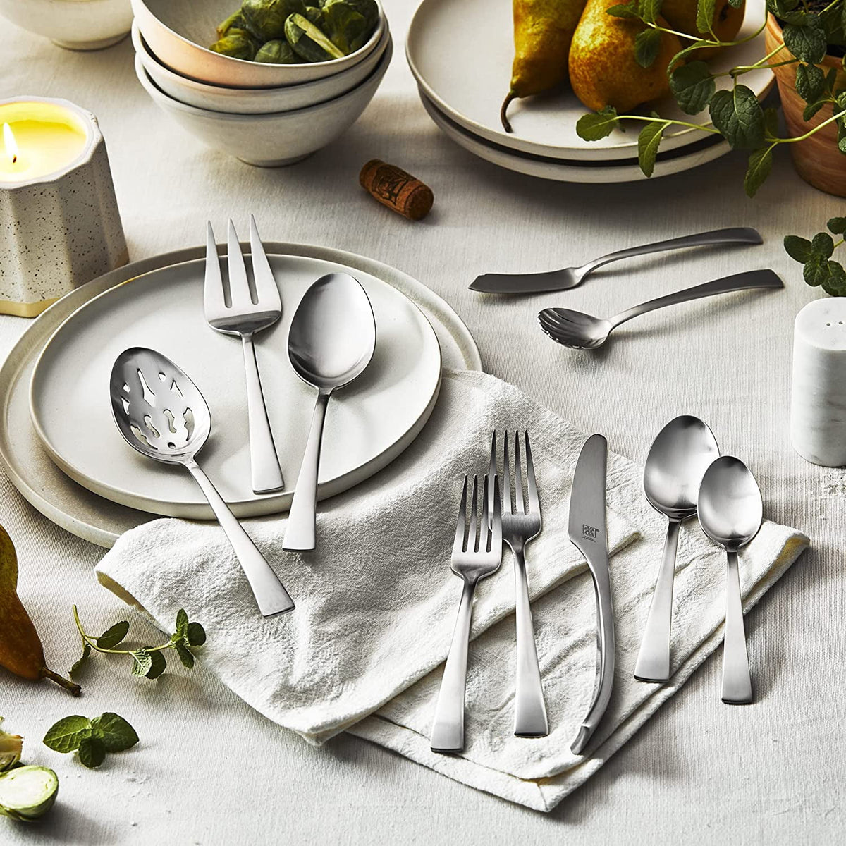 45 Piece Stainless Steel Flatware Set T9098