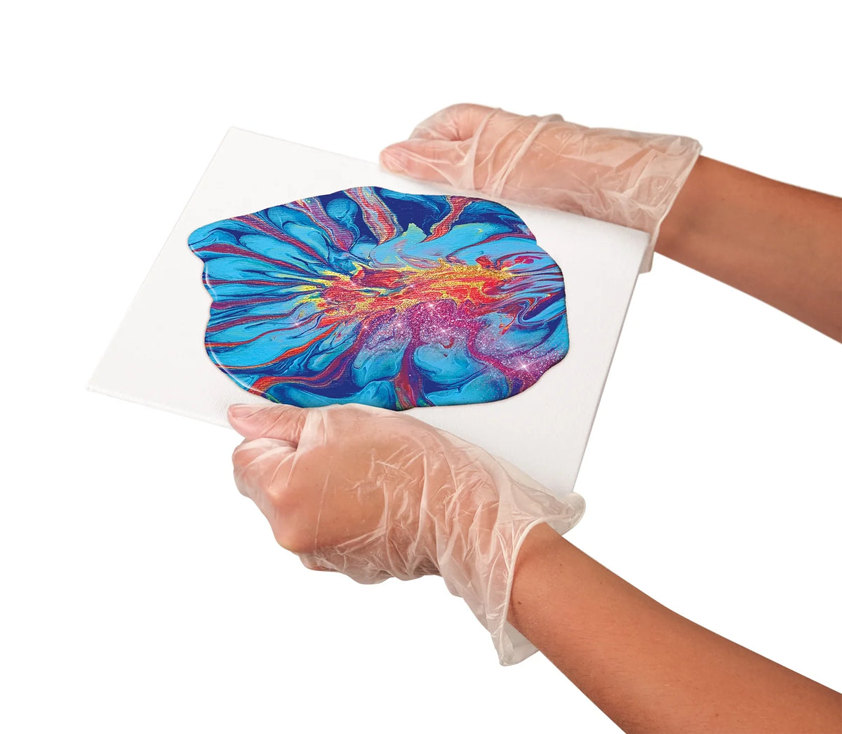 Ocean Sunset Acrylic Paint Pouring Art Activity Kit M3792