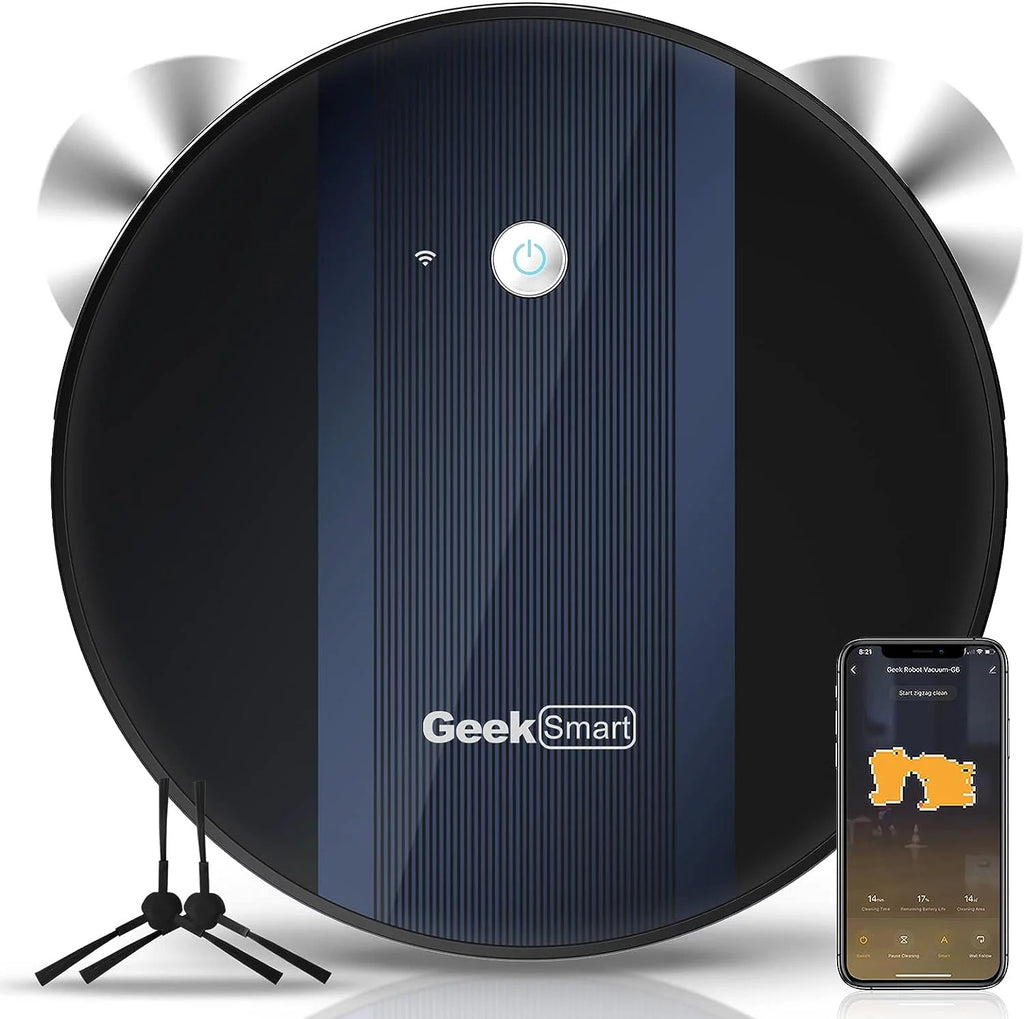 Smart Robot Vacuum Cleaner, Super-Thin, 1800 Pa Suction D74587