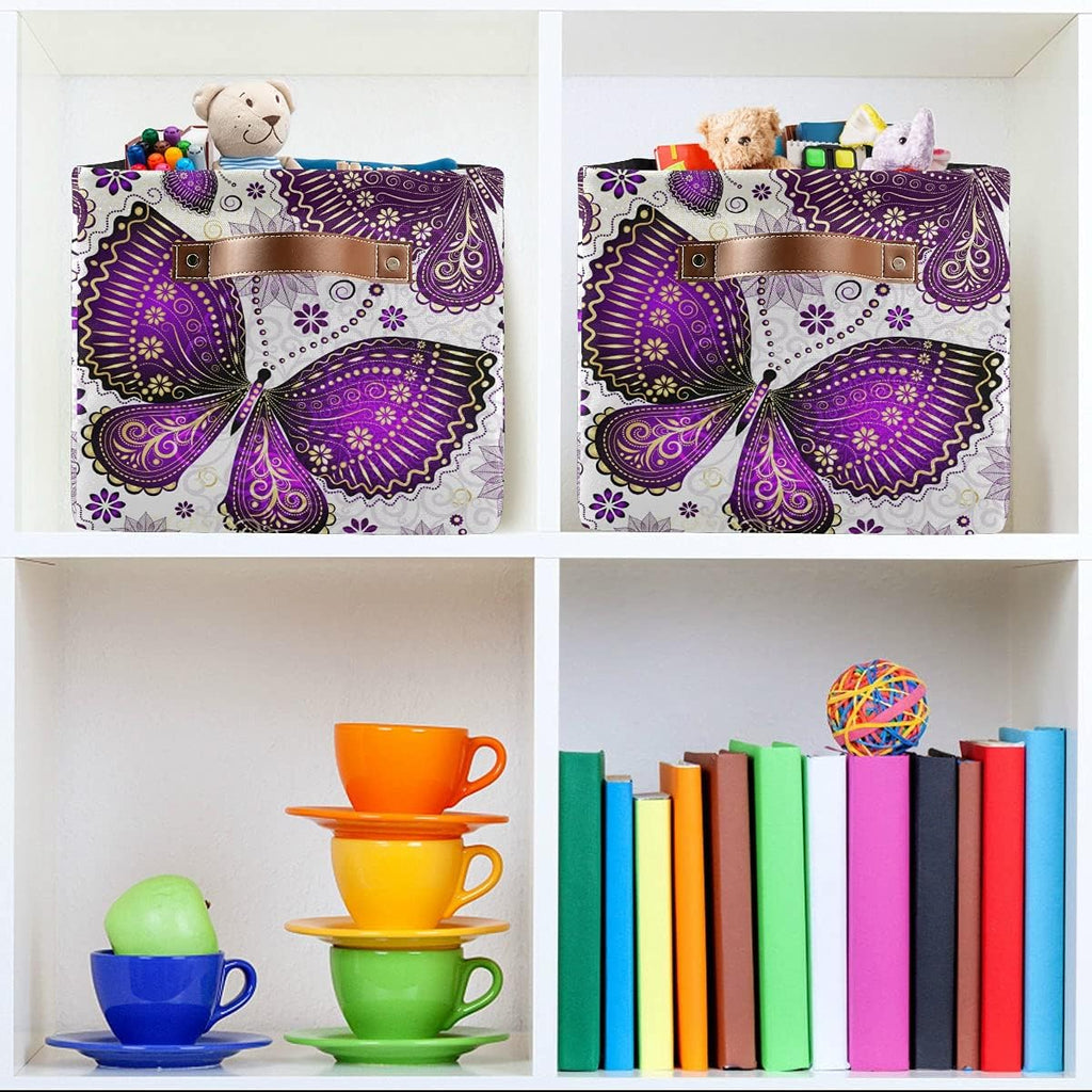 2pcs Waterproof Storage Bin Laundry Basket P68627