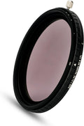2-in-1 55mm Variable ND Filter & CPL Polarizer Filter, ND2-ND32, with Storage Case and Lens Cap E65031