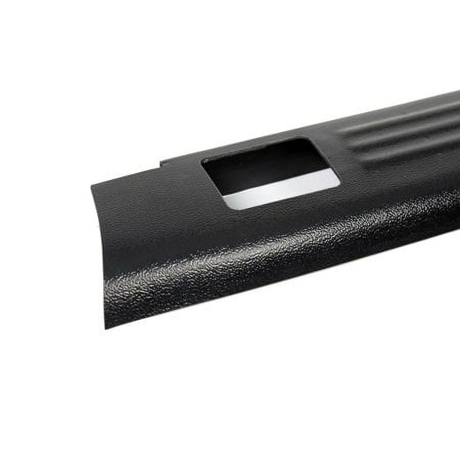 Truck Bed Rail Caps Black Ribbed Finish Set of 2 A880737