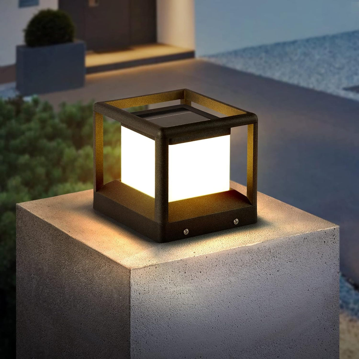 Solar Post Cap Light 3000K IP65 Waterproof B81735