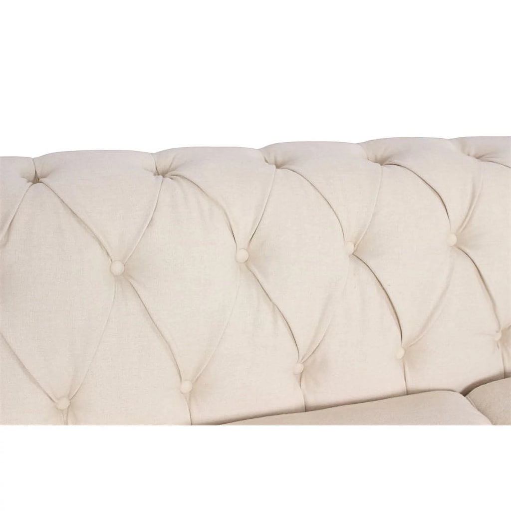 3 Piece Living Room Set with Sofa Loveseat and Accent Chair J60114