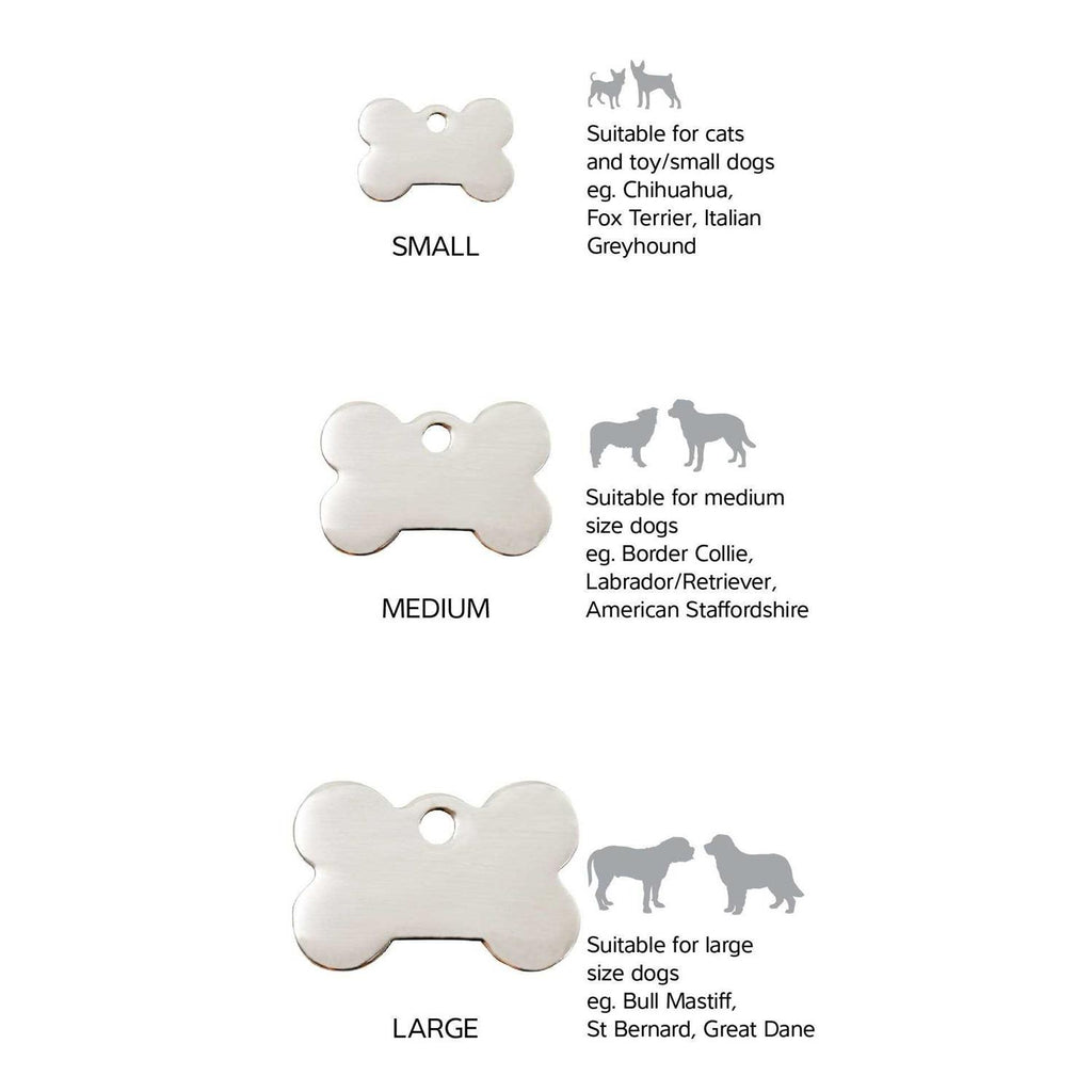 Bone Pet ID Dog Tag H1086