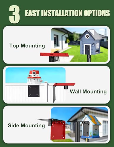 109 Inch Metal Bird Feeder Pole with 5-Prong Base A727
