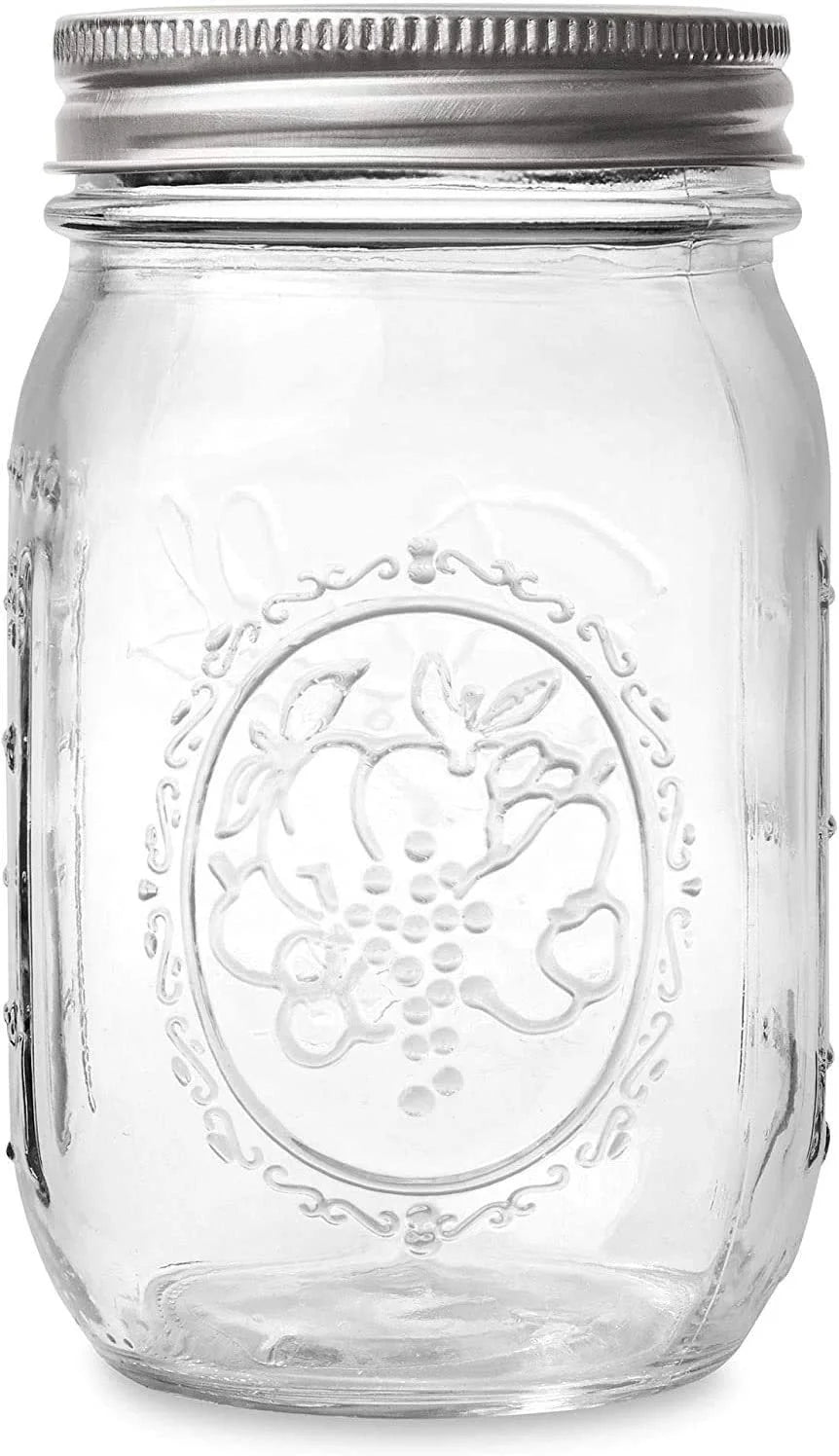 16-oz Mason Jar with Lids and Bands Pack of 24 F1287