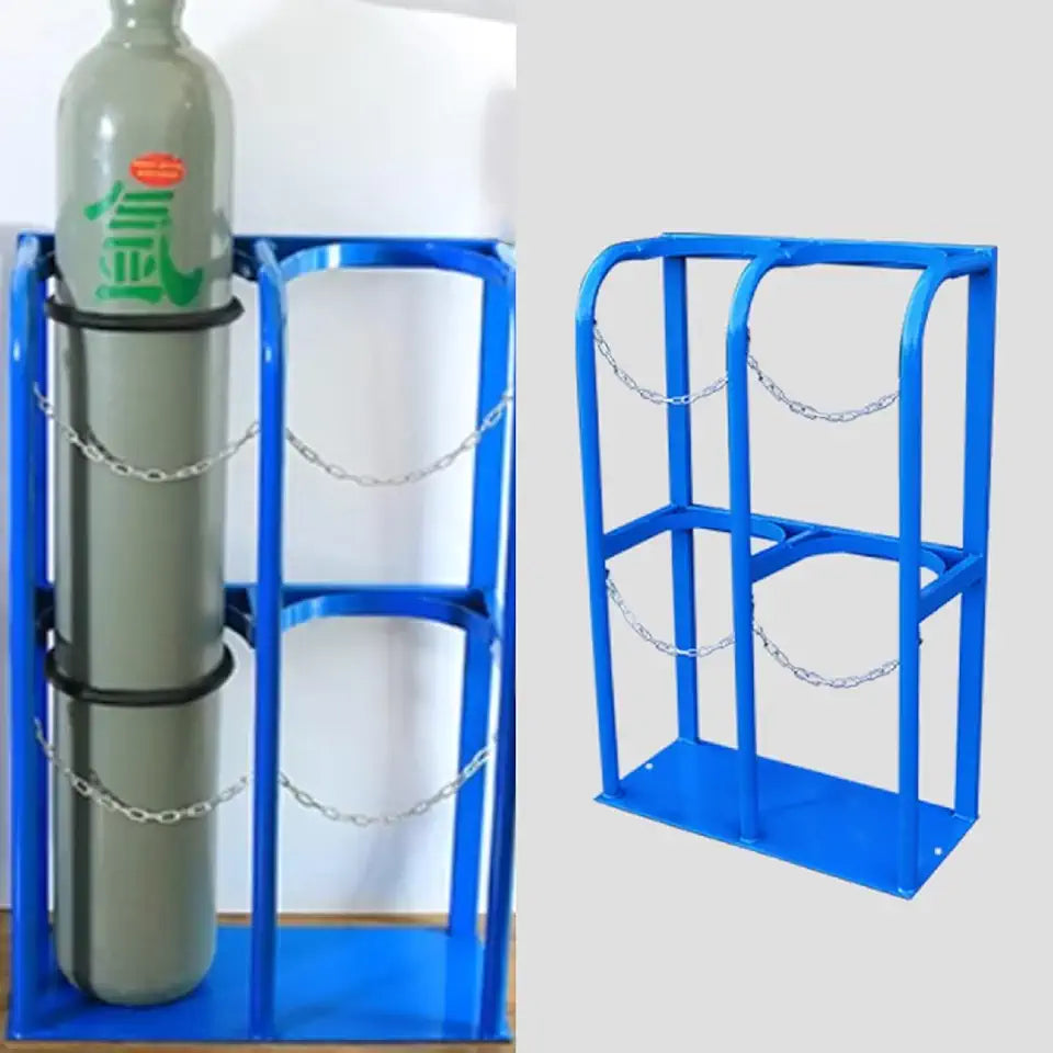 Oxygen Tank Holder Floor Mountable Storage Rack S24308