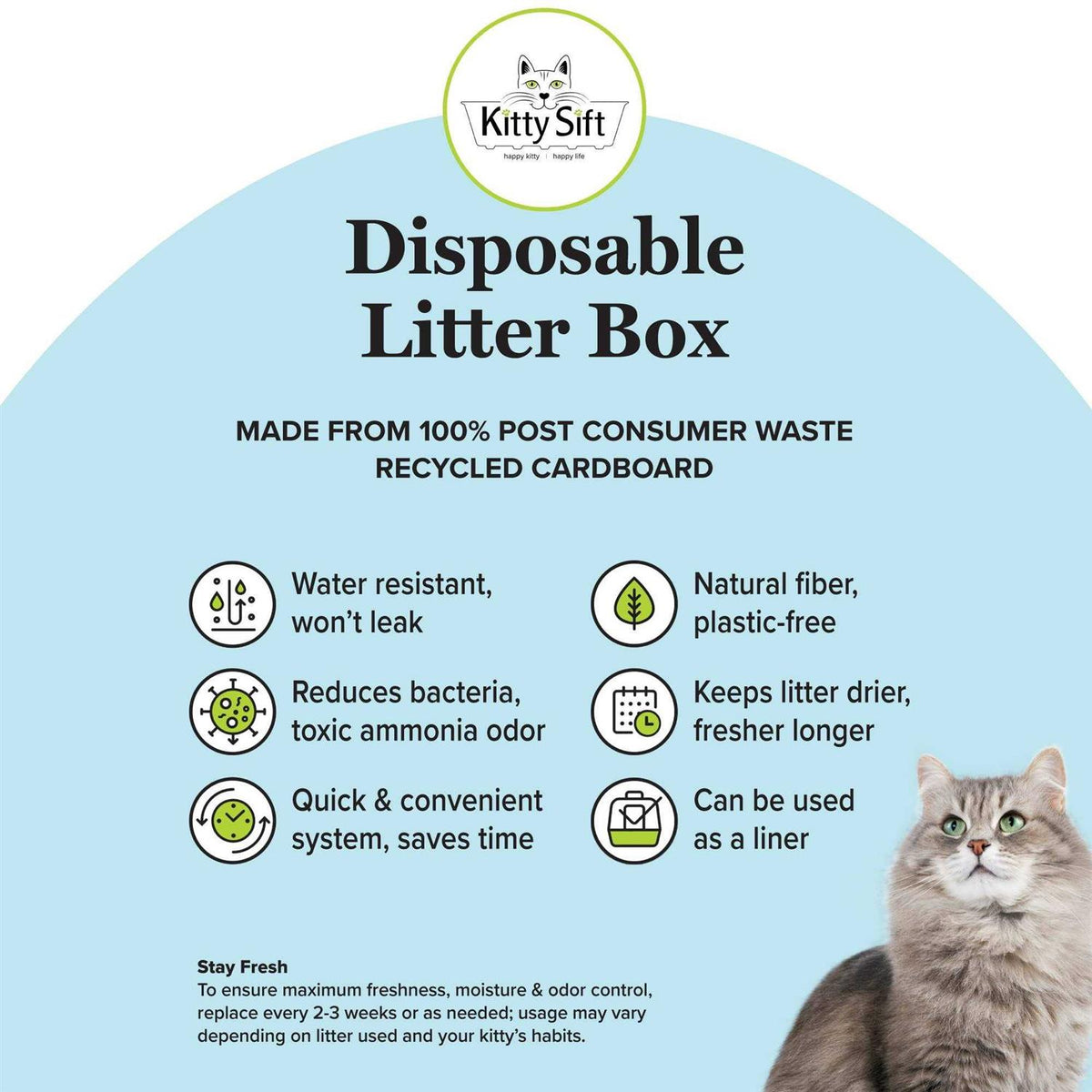 Eco-Friendly Disposable Litter Box F94744