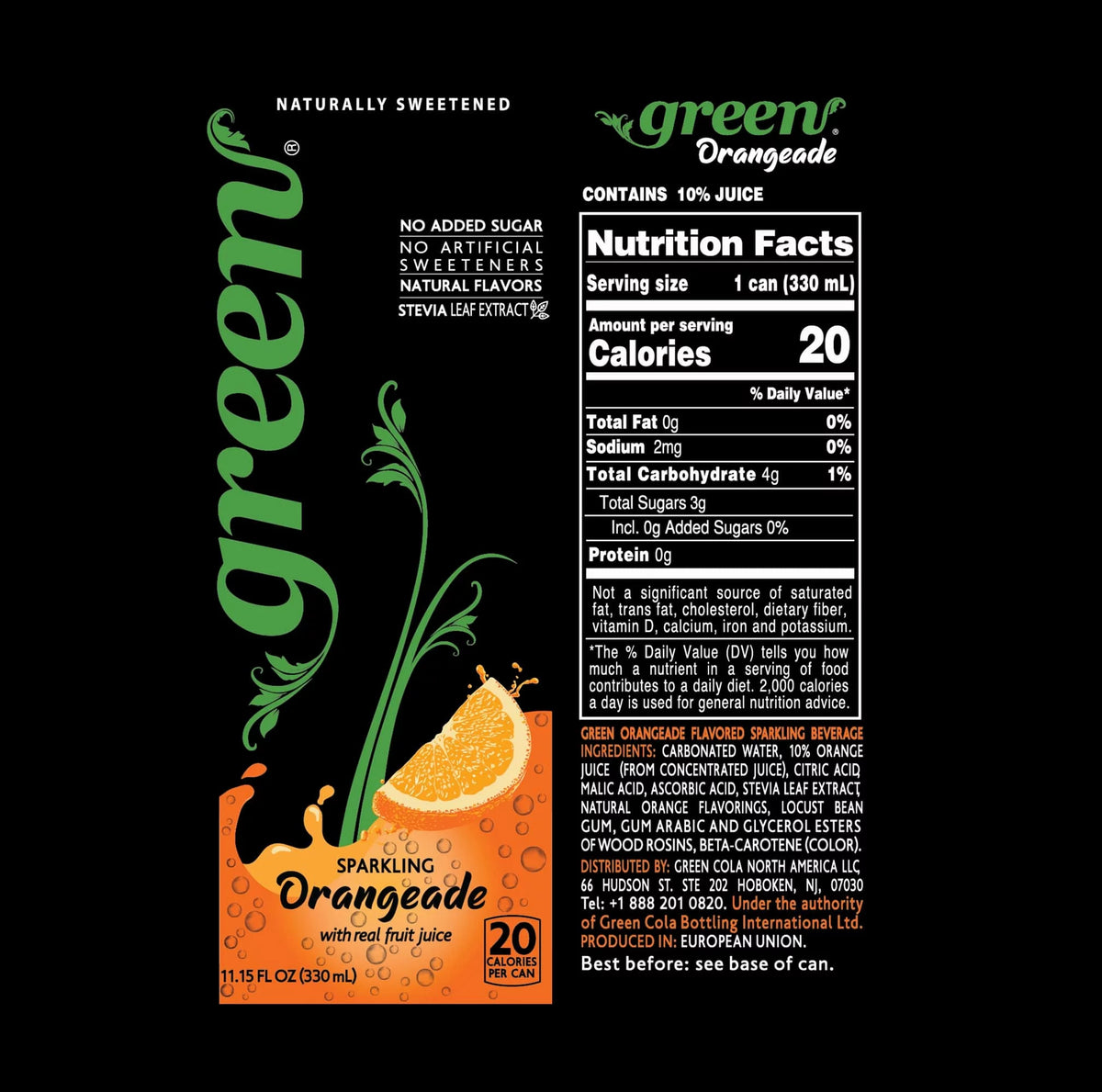 Carbonated Soda 11.15 fl oz Pack Of 4 K904