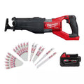 18V Brushless Cordless Reciprocating Saw with Battery & Blade Set R5604