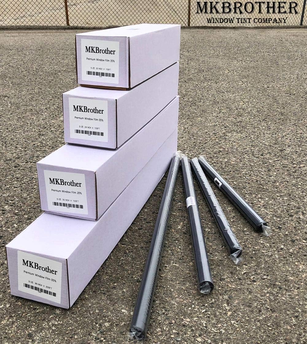 2PLY 20% VLT 30 in x 30' Ft Window Tint Film Pack of 2 B267783
