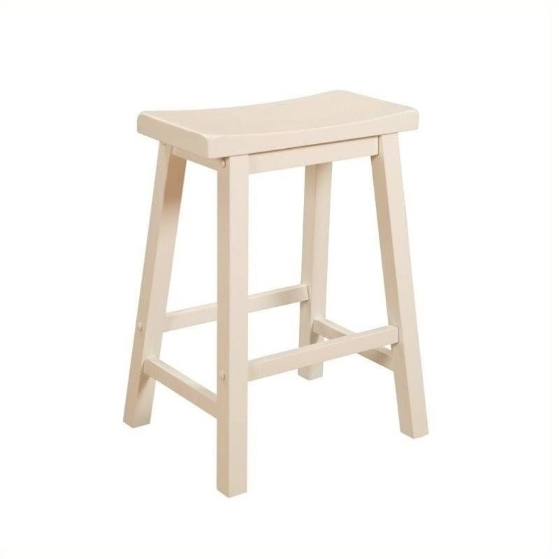 Pure White Counter Stool V58577