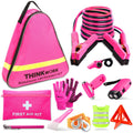 Pink Car Emergency Kit with 10ft Jumper Cables D59750