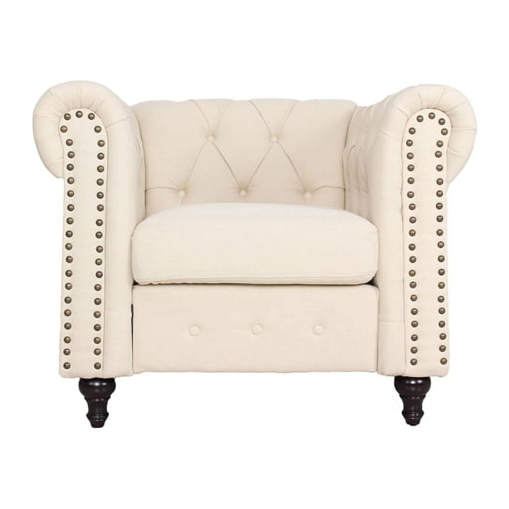 3 Piece Living Room Set with Sofa Loveseat and Accent Chair J60114