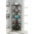 5 Tier Folding Metal Corner Shelf T7784