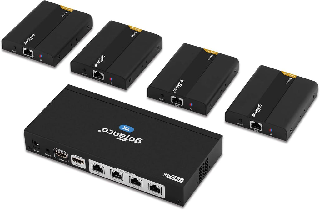 1x2 HDMI Extender Splitter Full HD 1080p Over Ethernet Cable with HDMI Loopout A8315