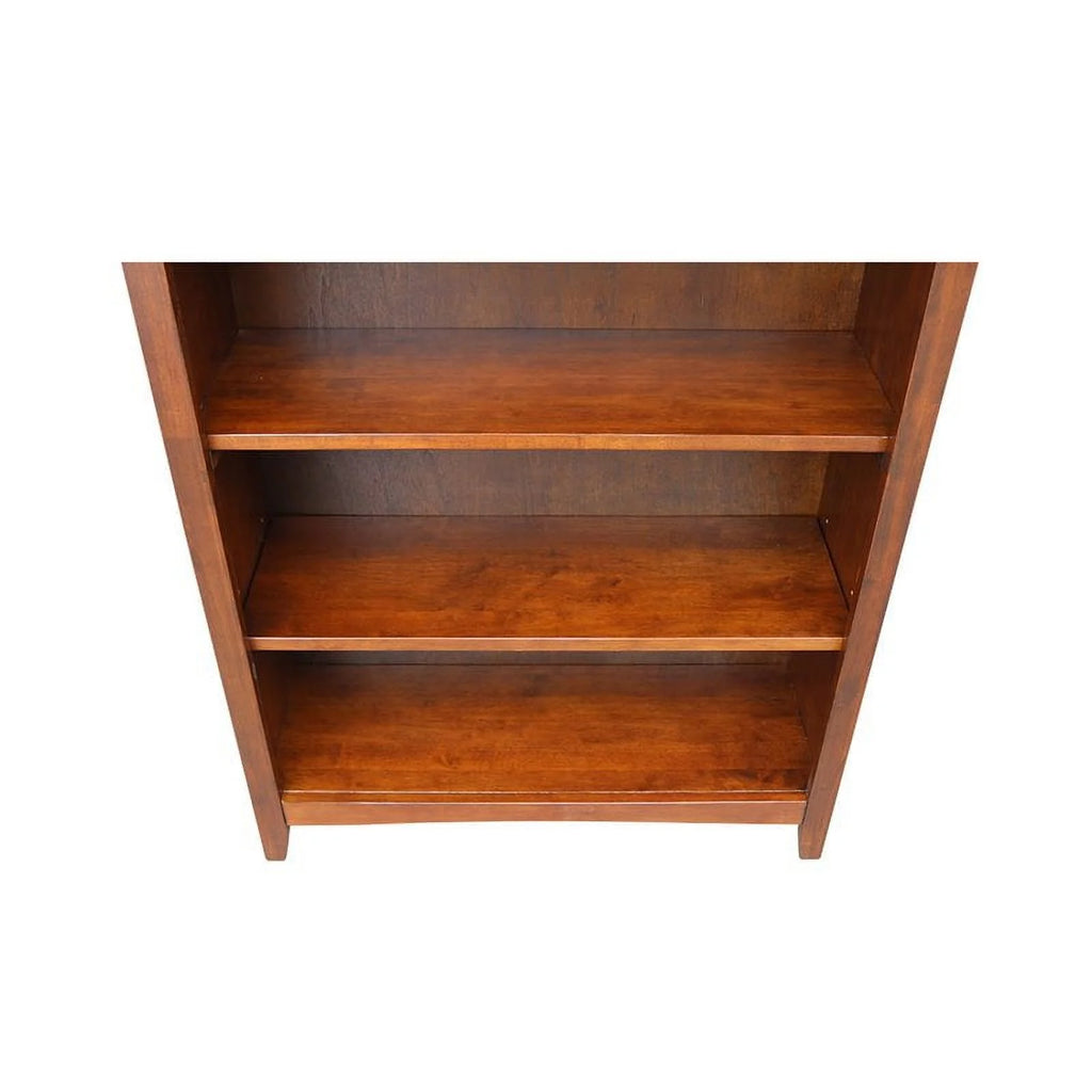 Solid Wood Shaker Bookcase 60 in H H260693