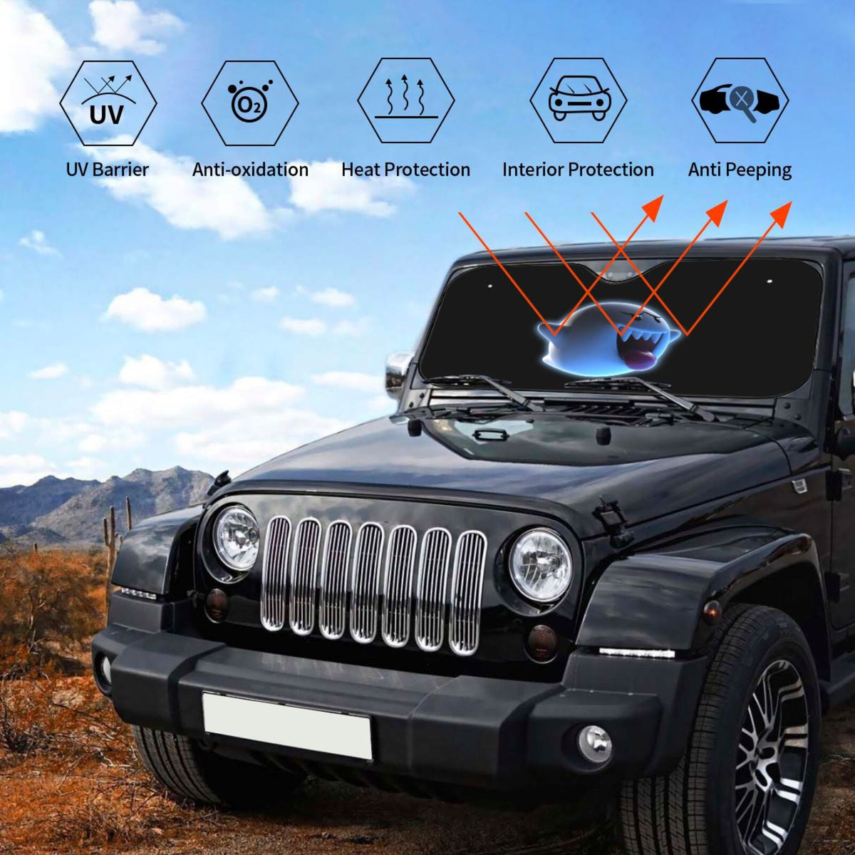 Boo Car Sunshade B867736