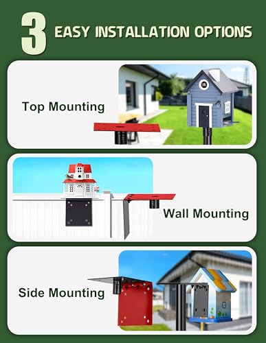 109 Inch Metal Bird Feeder Pole with 5-Prong Base A727
