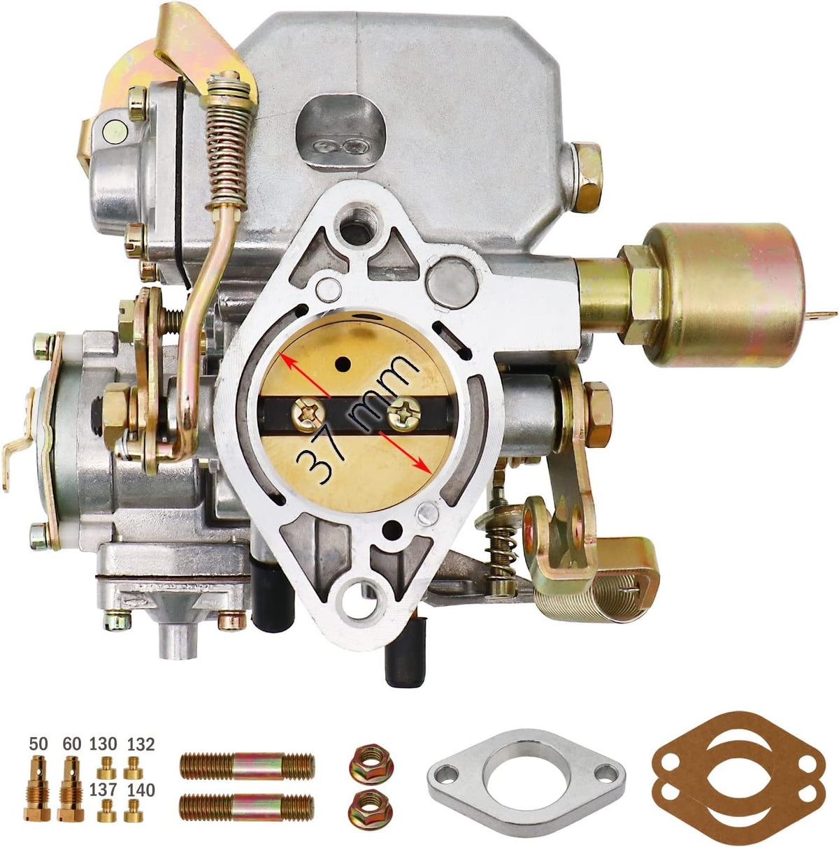Carburetor 37 PICT Dual Port 1600cc 12V Air Cooled Type 1 Engines Automatic Choke O736070