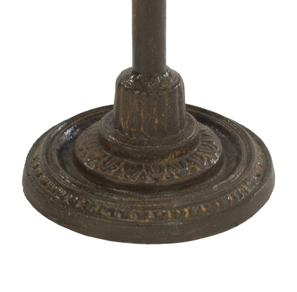 Yellow and Brown Neck Form on Pedestal Base W4314