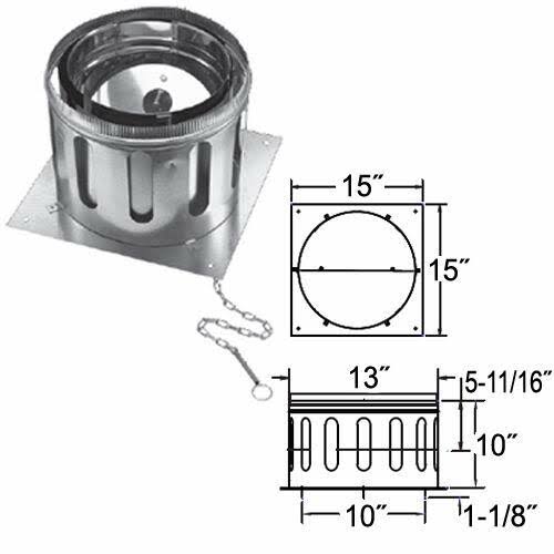 10x22 Anchor Plate with Damper V157426