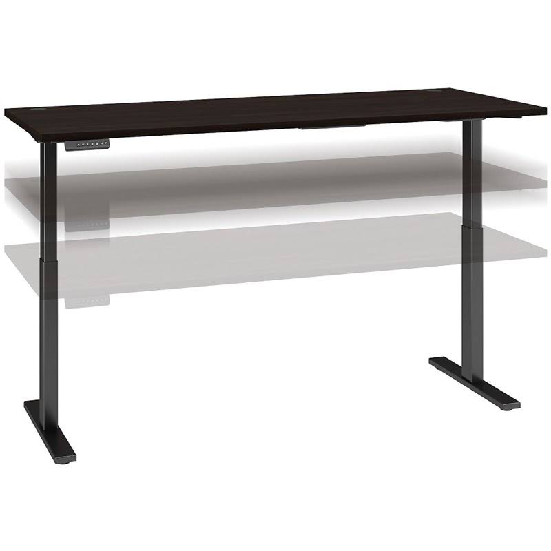 Height Adjustable Desk in Black Walnut N535973