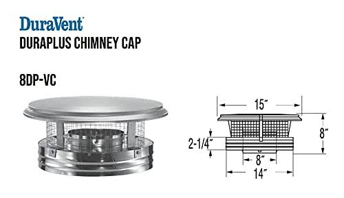 8x22 Stainless Steel Chimney Cap S4716