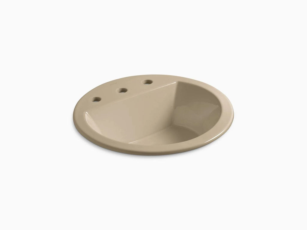 Drop-In Round Bathroom Sink with Overflow R570