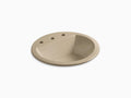 Drop-In Round Bathroom Sink with Overflow R570