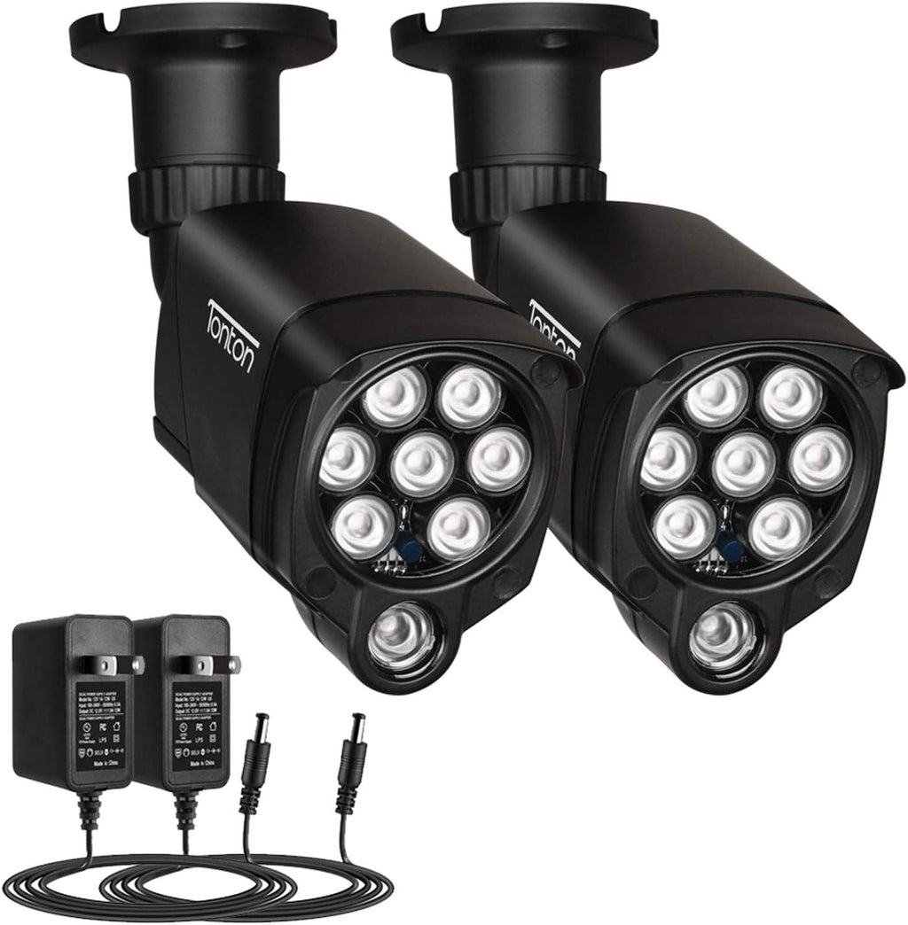 2Pack LED IR Illuminator Wide Angle 8-LEDs 90 Degree 100Ft IR Infrared Flood Light X14129