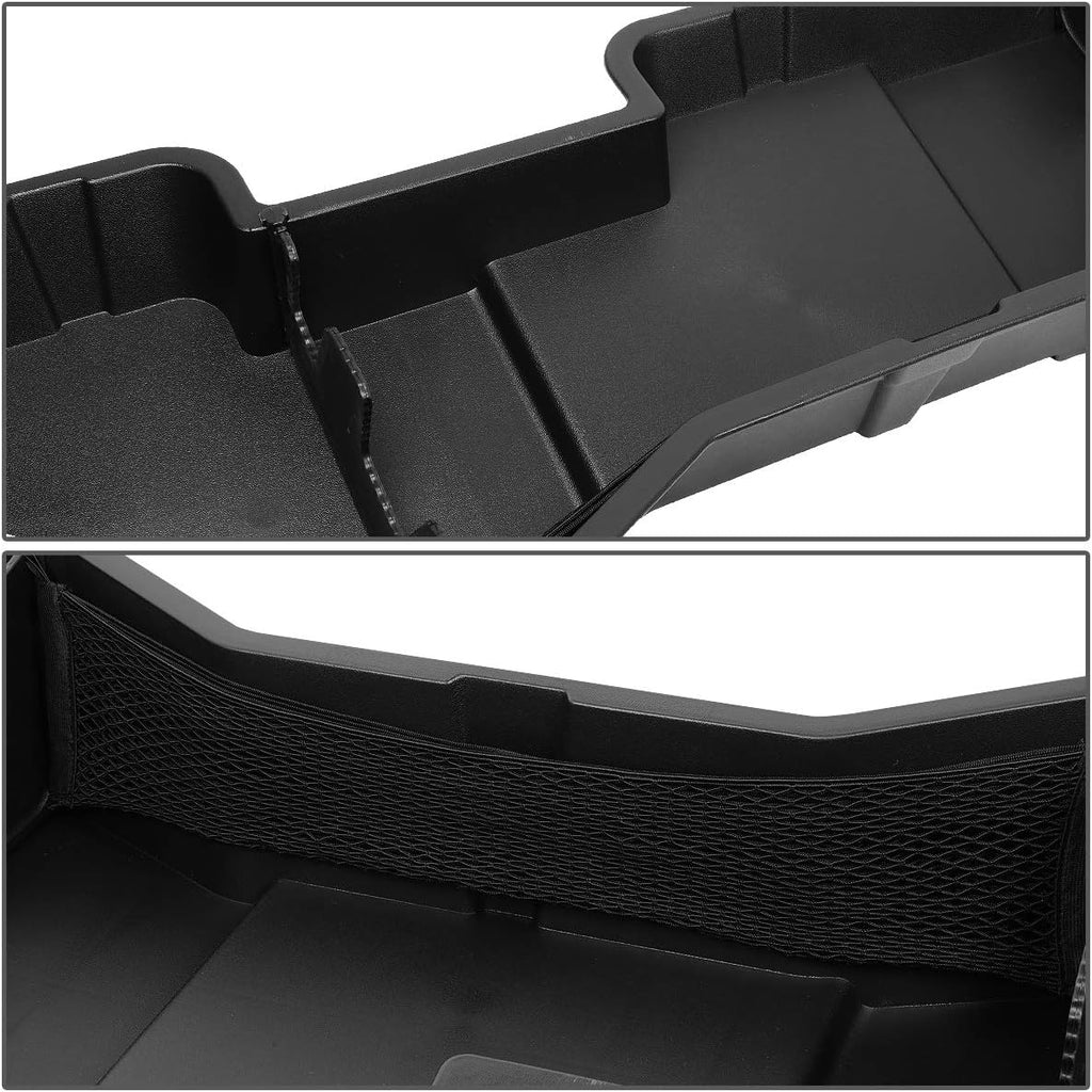 Black Under Seat Storage Box Tool Organizer Tray J4259
