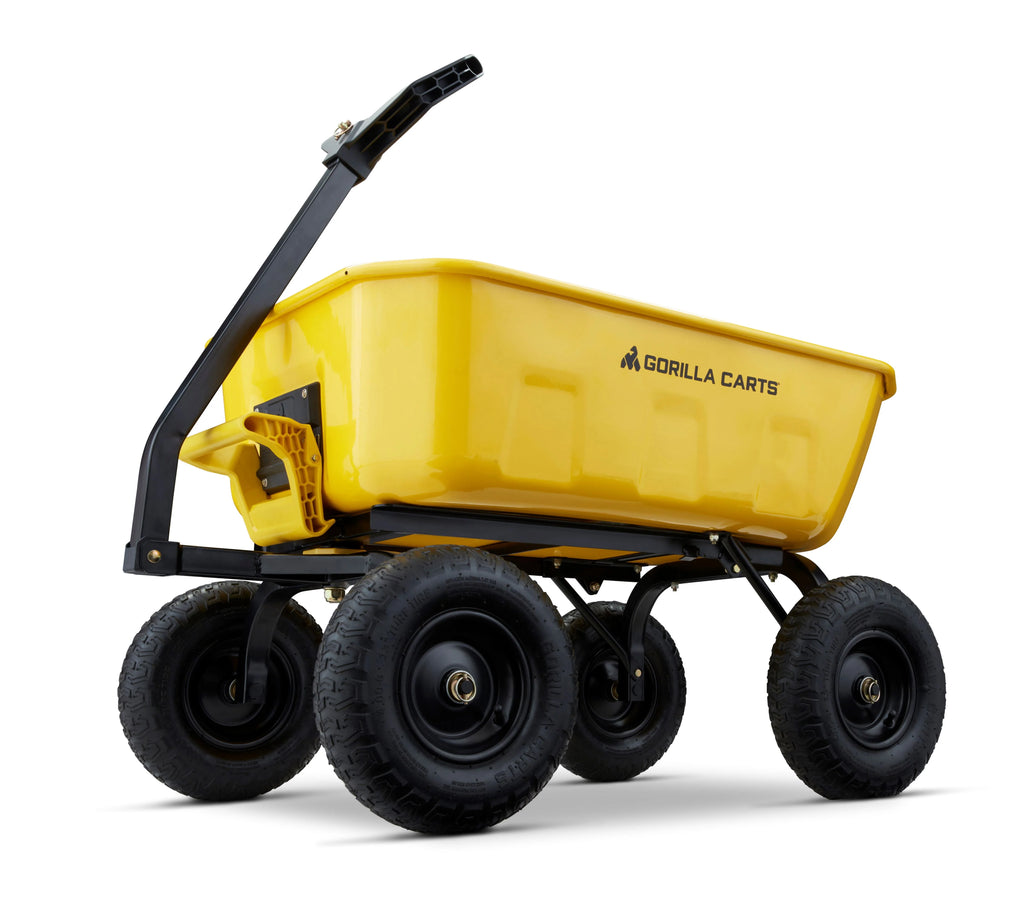 8 Cu. Ft. Steel Dump Cart, 1200 lbs. Capacity V556