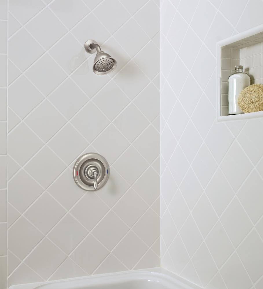 Spot Resist Brushed Nickel Shower Faucet J901