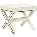 Ivory Rivet Bench L4278