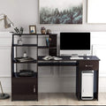 Computer Desk with Cabinet and Storage Drawer V580