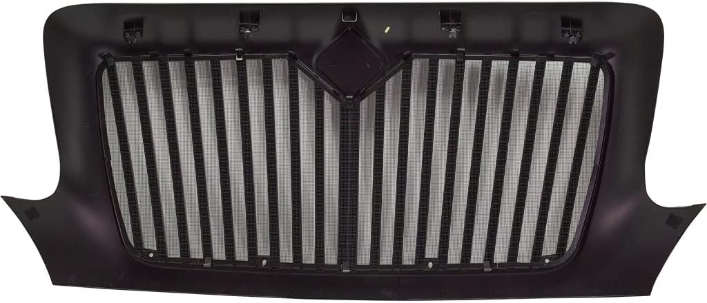 Black Vertical Bar Grille with Bug Screen N58111