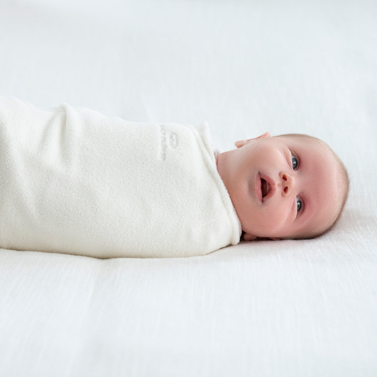Micro-Fleece Sleepsack Swaddle, Cream, Small V690