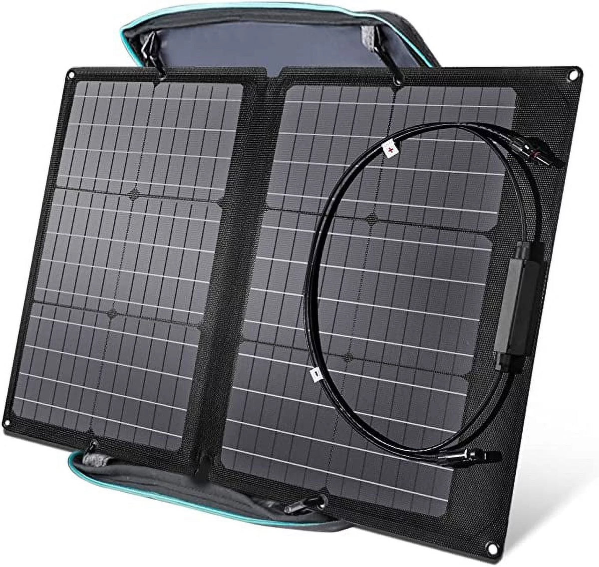 60W Portable Foldable Solar Panel with Adjustable Kickstand W448269
