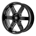 Gloss Black Milled 17x8.5 Wheel H2815