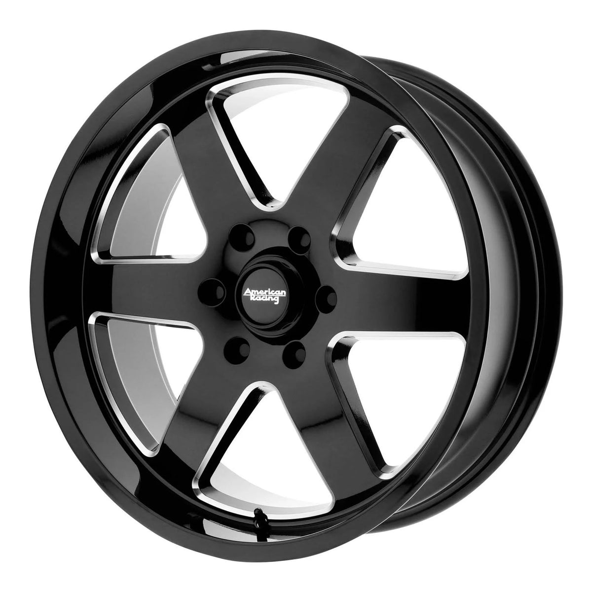 Gloss Black Milled 17x8.5 Wheel H2815