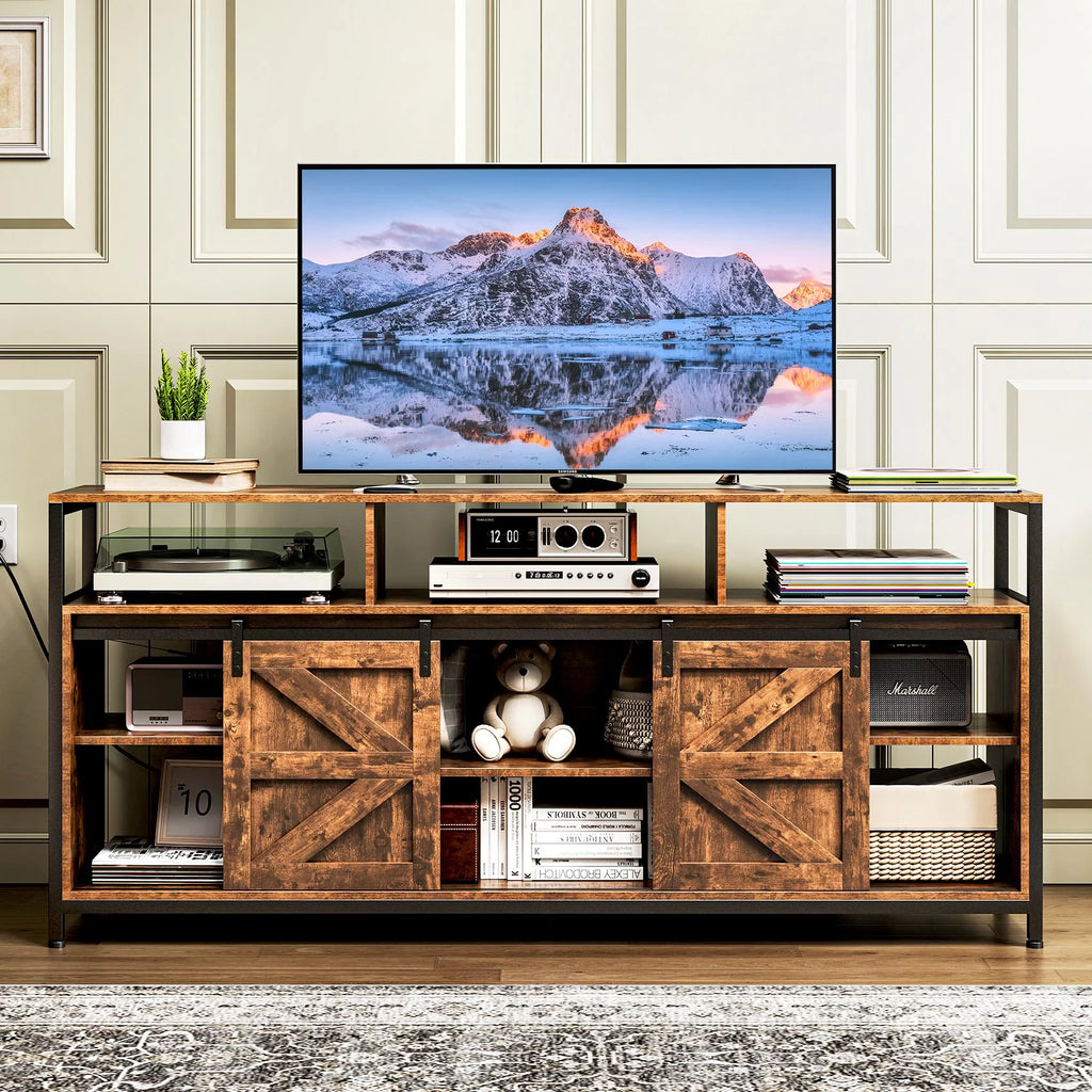 RGB Entertainment Center with Sliding Barn Door S181830