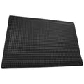 Glossy Black Anti-Fatigue No-Slip Mat - 4 ft. x 16 ft. x 0.63 in. N717