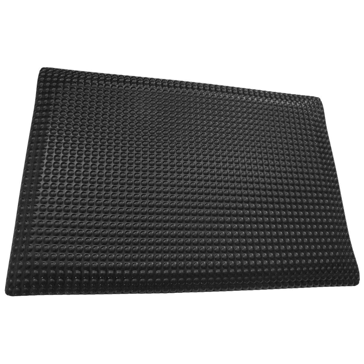 Glossy Black Anti-Fatigue No-Slip Mat - 4 ft. x 16 ft. x 0.63 in. J113