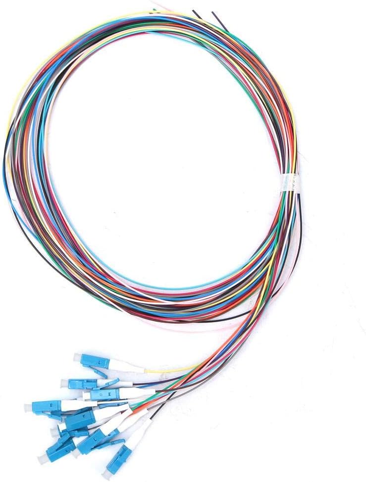 12 Strand Fiber Optic Pigtail LC/UPC Single Mode Patch Cord with Ceramic Ferrule M52846