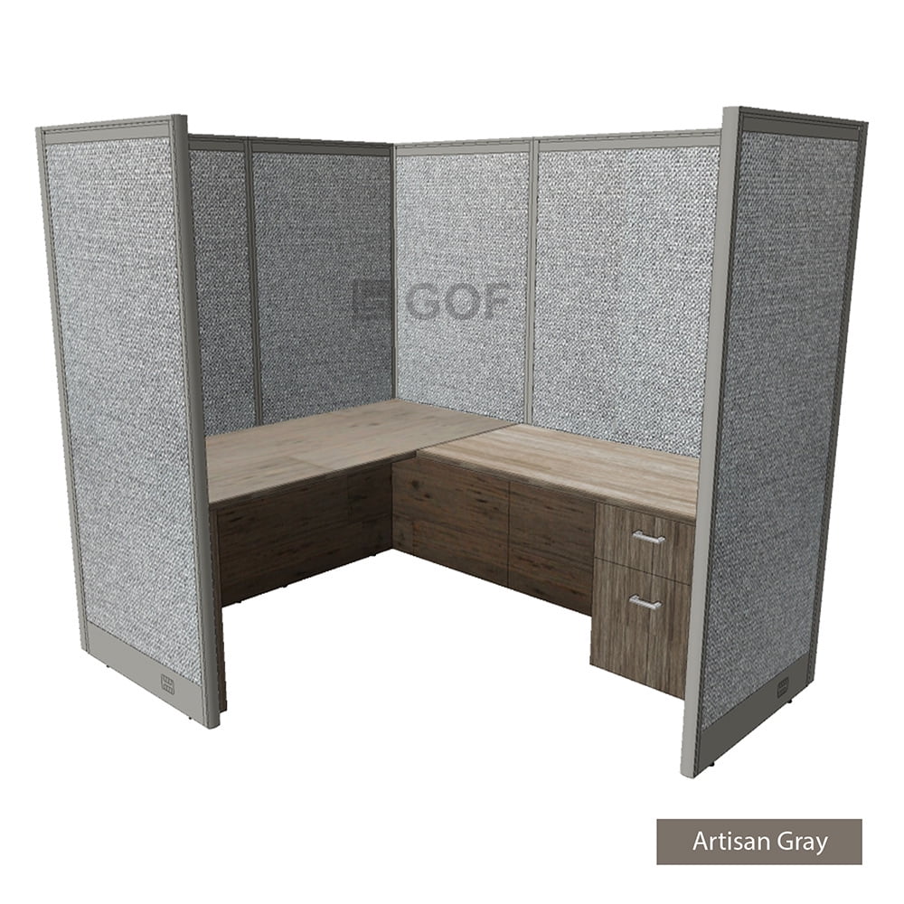 1 Person Workstation Cubicle with Desk M29533